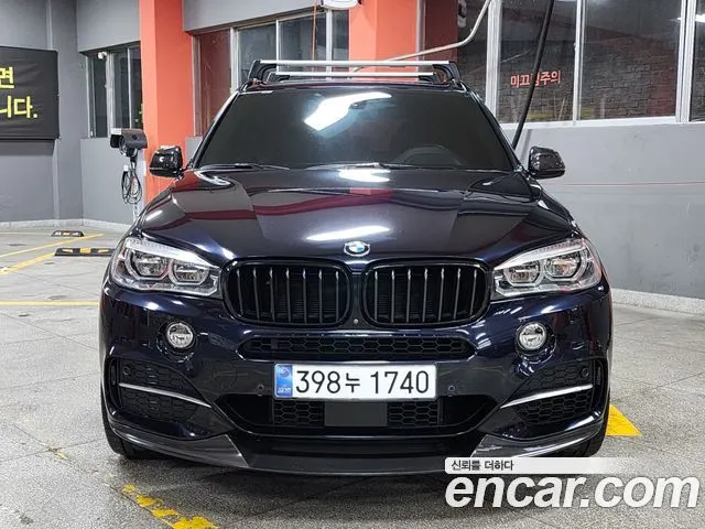BMW X5 2017 — 116 000 км, синий, Корея — под ключ — фото 3