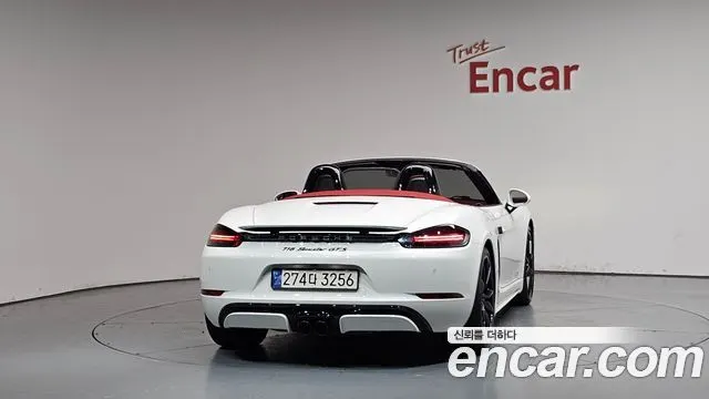 PORSCHE 718 BOXSTER 2019 — 42 346 км, белый, Корея — под ключ — фото 4
