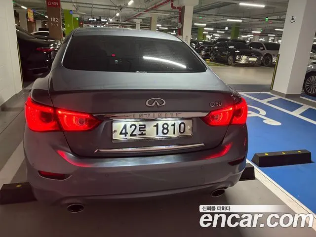 INFINITI Q50 2014 — 94 000 км, серебристый, Корея — под ключ — фото 4