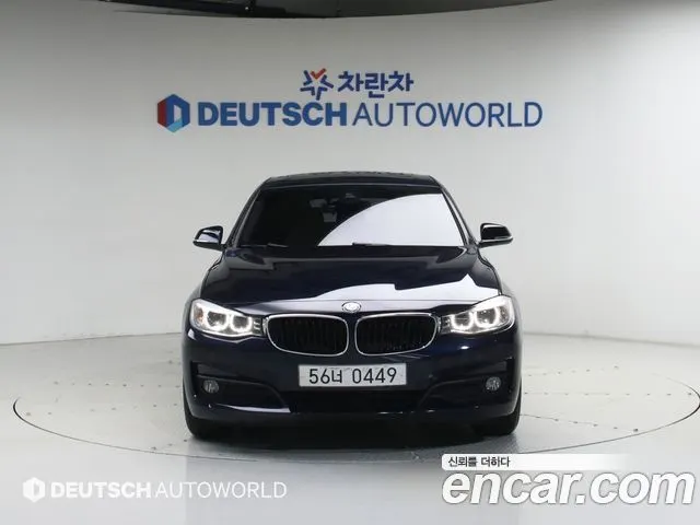 BMW 3 SERIES GT 2016 — 107 752 км, синий, Корея — под ключ — фото 3