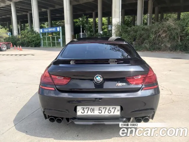 BMW 6 SERIES 2015 — 117 452 км, чёрный, Корея — под ключ — фото 4