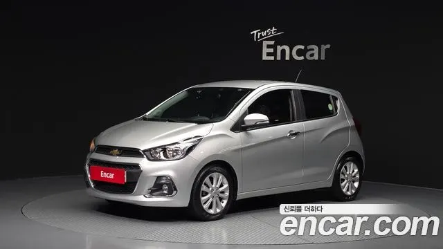 CHEVROLET SPARK 2017 — 162 405 км, серебристо-серый, Корея — под ключ — фото 1