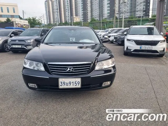 HYUNDAI GRANDEUR 2007 — 136 047 км, чёрный, Корея — под ключ — фото 2