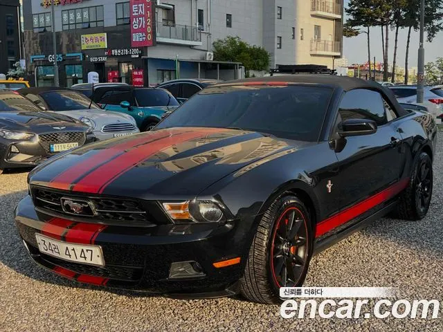 FORD MUSTANG 2010 — 110 660 км, чёрный, Корея — под ключ — фото 9