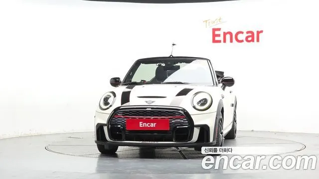 MINI COOPER S CONVERTIBLE 2022 — 63 172 км, белый-перламутр, Корея — под ключ — фото 3