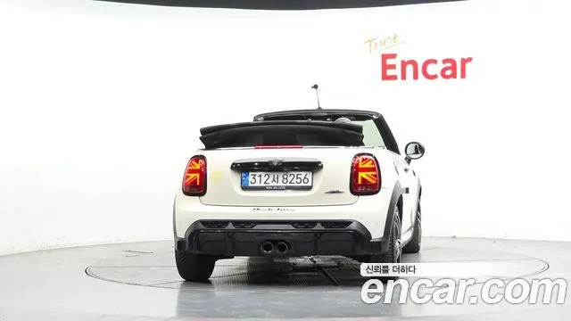 MINI COOPER S CONVERTIBLE 2022 — 63 172 км, белый-перламутр, Корея — под ключ — фото 4