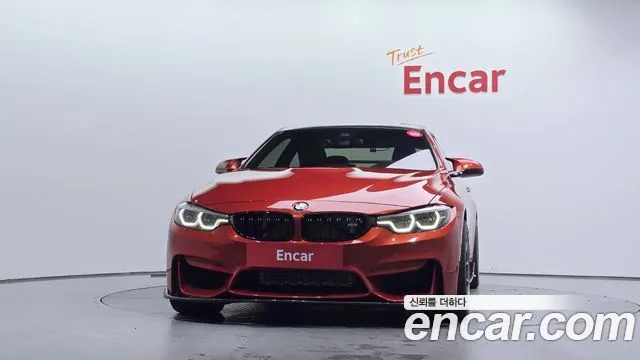 BMW M4 2018 — 21 370 км, оранжевый, Корея — под ключ — фото 3
