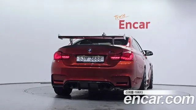 BMW M4 2018 — 21 370 км, оранжевый, Корея — под ключ — фото 4