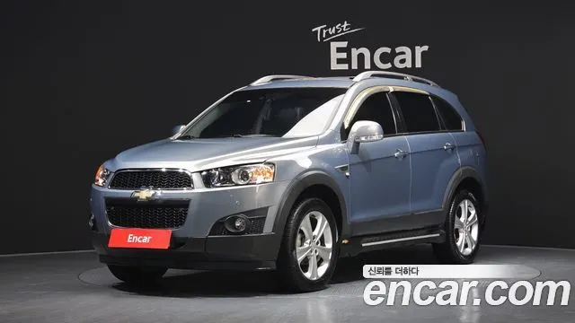 CHEVROLET CAPTIVA 2012 — 87 307 км, голубой, Корея — под ключ — фото 1