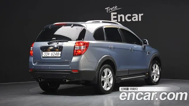 CHEVROLET CAPTIVA 2012 — 87 307 км, голубой, Корея — под ключ — фото 2