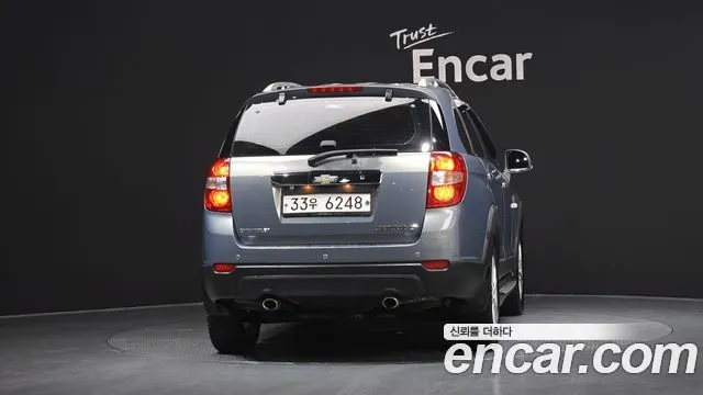 CHEVROLET CAPTIVA 2012 — 87 307 км, голубой, Корея — под ключ — фото 4
