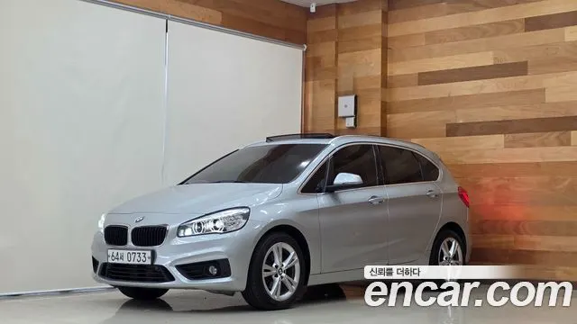 BMW 2 SERIES ACTIVE TOURER 2016 — 78 180 км, серебристый, Корея — под ключ — фото 12