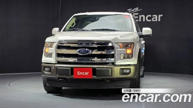 FORD F150 2017 — 127 076 км, белый-перламутр, Корея — под ключ — фото 3