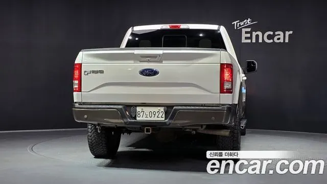 FORD F150 2017 — 127 076 км, белый-перламутр, Корея — под ключ — фото 4