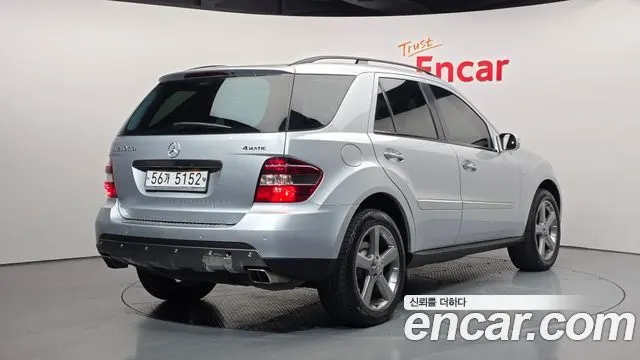 MERCEDES-BENZ M-CLASS W164 2008 — 255 929 км, серебристый, Корея — под ключ — фото 2