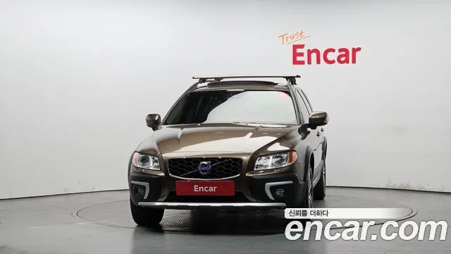VOLVO XC70 2014 — 89 445 км, светло-золотистый, Корея — под ключ — фото 3