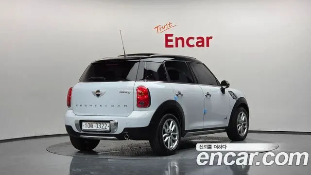 MINI COOPER D COUNTRYMAN 2016 — 77 777 км, белый, Корея — под ключ — фото 2