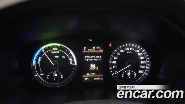 HYUNDAI SONATA HYBRID 2019 — 20 317 км, чёрный, Корея — под ключ — фото 8
