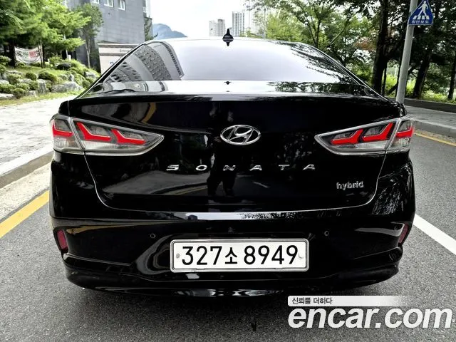HYUNDAI SONATA HYBRID 2018 — 148 289 км, чёрный, Корея — под ключ — фото 5