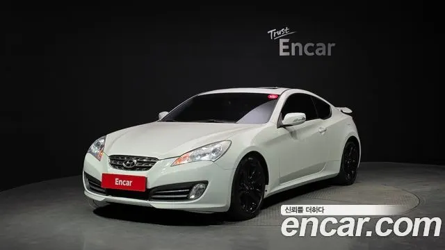 HYUNDAI GENESIS COUPE 2011 — 108 338 км, белый, Корея — под ключ — фото 1