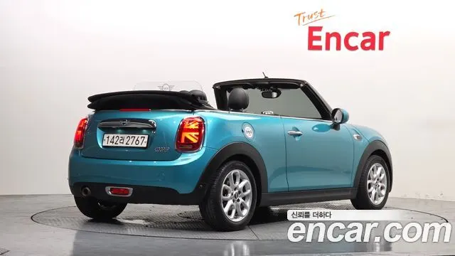 MINI COOPER CONVERTIBLE 2019 — 140 699 км, синий, Корея — под ключ — фото 2