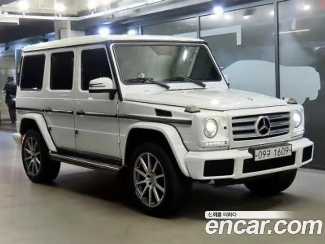 MERCEDES-BENZ G-CLASS W463 2017 — 144 651 км, белый, Корея — под ключ — фото 1