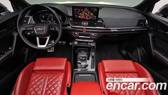 AUDI SQ5 2023 — 21 217 км, тёмно-зелёный, Корея — под ключ — фото 7