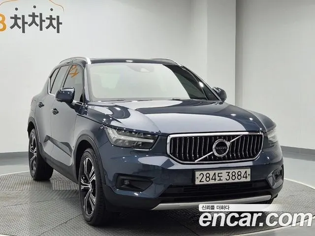VOLVO XC40 2020 — 47 723 км, бирюзовый, Корея — под ключ — фото 4
