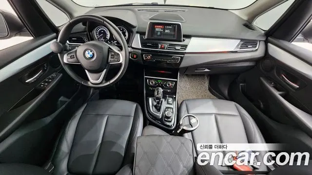 BMW 2 SERIES ACTIVE TOURER 2019 — 55 014 км, чёрный, Корея — под ключ — фото 7