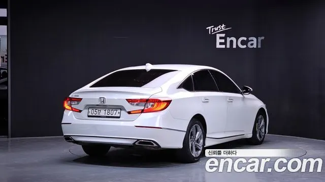 HONDA ACCORD 1 (0 ПОК.) 2018 — 124 236 км, белый, Корея — под ключ — фото 2