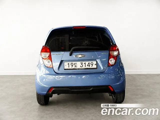 CHEVROLET SPARK 2014 — 73 800 км, голубой, Корея — под ключ — фото 3