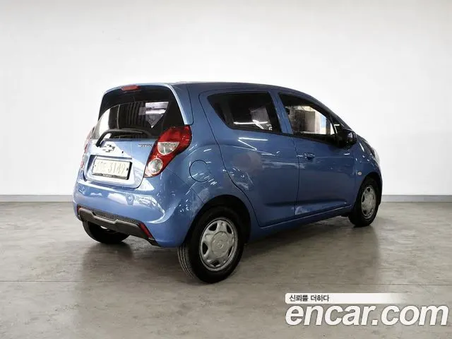 CHEVROLET SPARK 2014 — 73 800 км, голубой, Корея — под ключ — фото 4