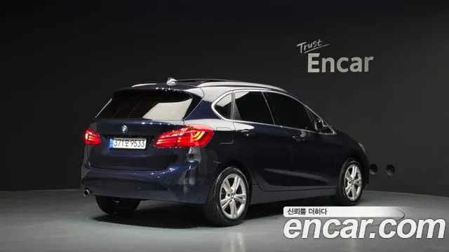 BMW 2 SERIES ACTIVE TOURER 2017 — 109 619 км, синий, Корея — под ключ — фото 2