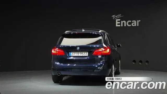 BMW 2 SERIES ACTIVE TOURER 2017 — 109 619 км, синий, Корея — под ключ — фото 4