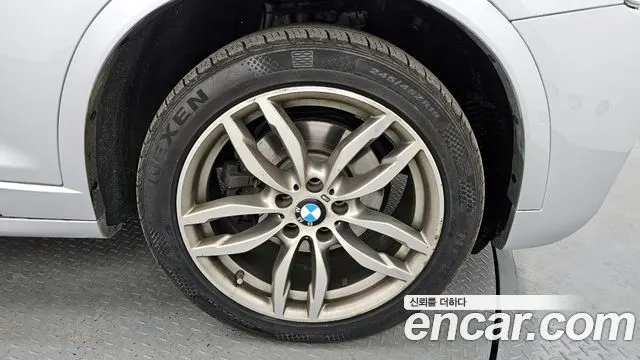 BMW X3 2016 — 207 536 км, серебристый, Корея — под ключ — фото 5