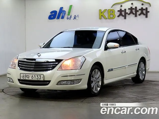 RENAULT KOREA SM7 NEW ART 2008 — 66 960 км, белый-перламутр, Корея — под ключ — фото 1