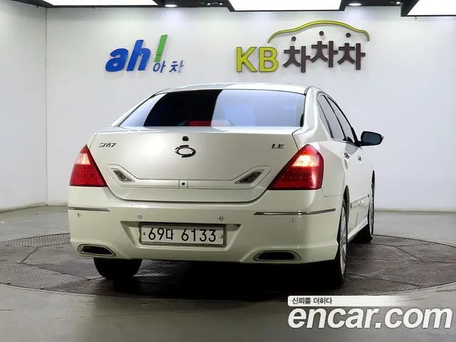 RENAULT KOREA SM7 NEW ART 2008 — 66 960 км, белый-перламутр, Корея — под ключ — фото 3