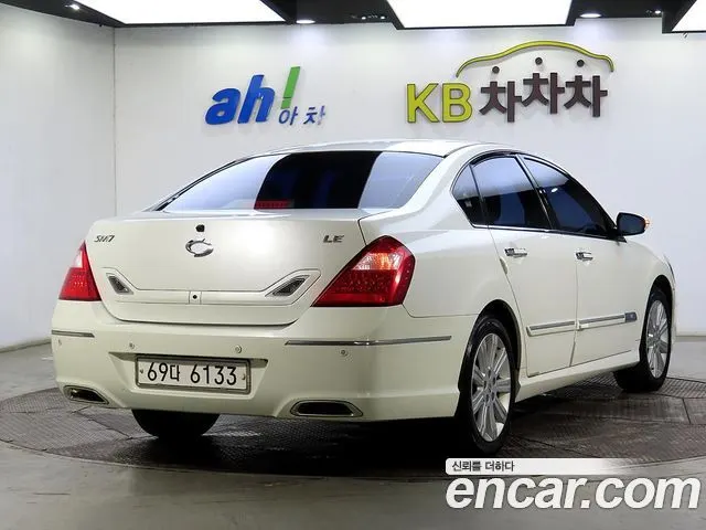 RENAULT KOREA SM7 NEW ART 2008 — 66 960 км, белый-перламутр, Корея — под ключ — фото 4