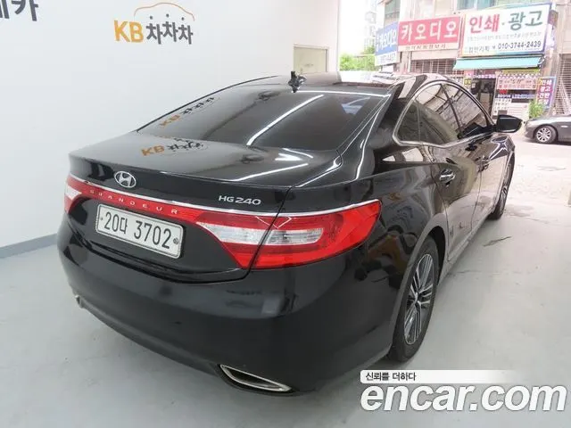 HYUNDAI GRANDEUR 2014 — 73 959 км, чёрный, Корея — под ключ — фото 4