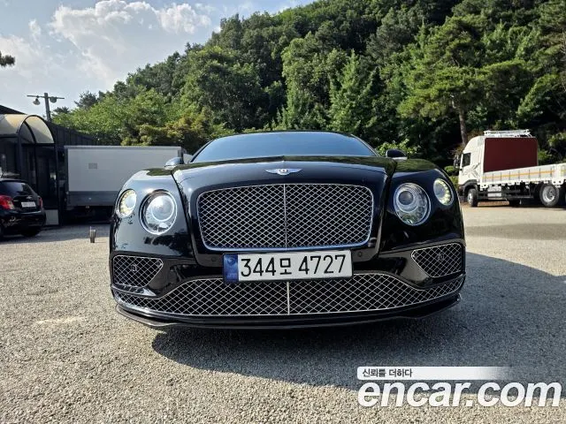 BENTLEY GT 2015 — 47 844 км, чёрный, Корея — под ключ — фото 3