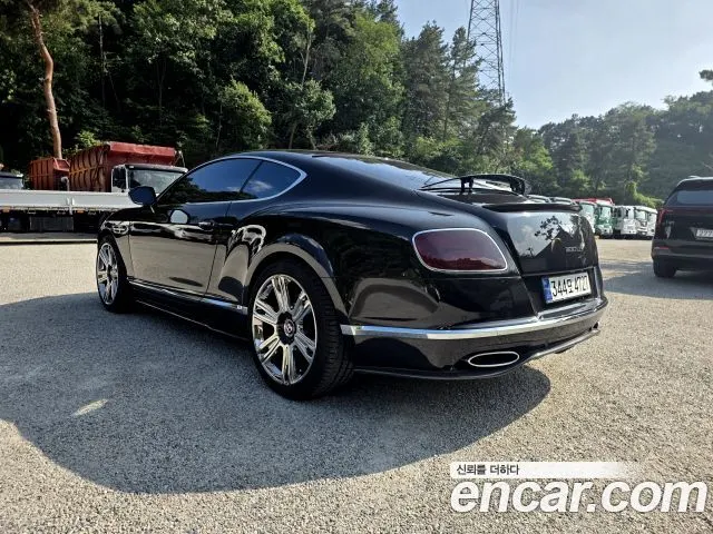 BENTLEY GT 2015 — 47 844 км, чёрный, Корея — под ключ — фото 4