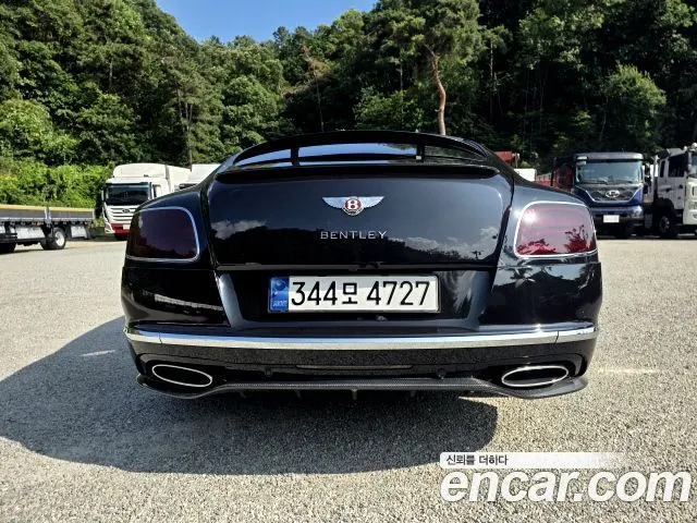 BENTLEY GT 2015 — 47 844 км, чёрный, Корея — под ключ — фото 6
