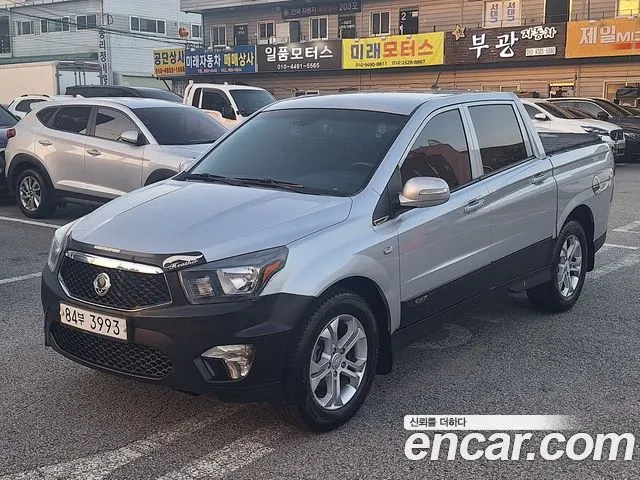 KGM KORANDO SPORTS 2012 — 309 000 км, серебристый, Корея — под ключ — фото 3