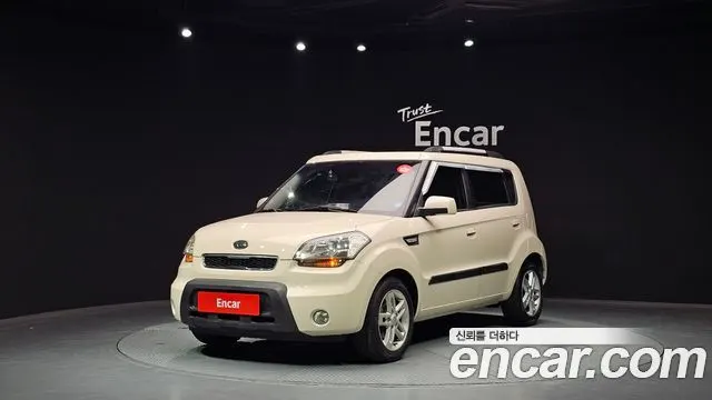 KIA SOUL 2009 — 39 263 км, белый-перламутр, Корея — под ключ — фото 1