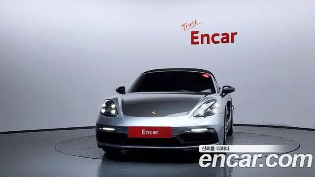 PORSCHE 718 BOXSTER 2021 — 47 746 км, серебристо-серый, Корея — под ключ — фото 3