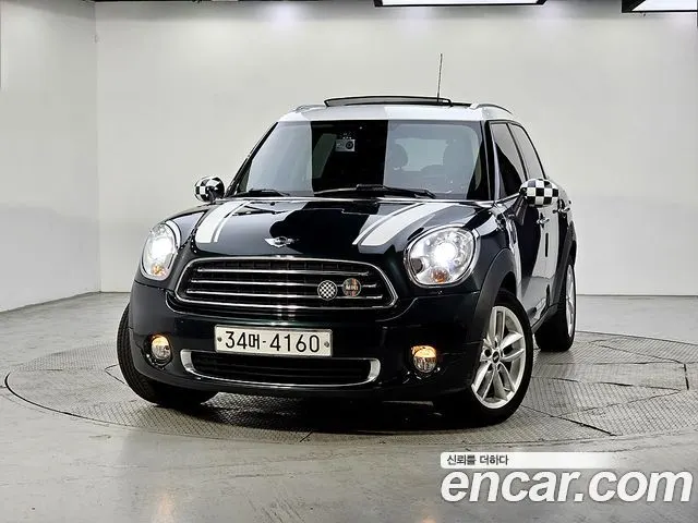 MINI COOPER D COUNTRYMAN 2014 — 114 472 км, тёмно-зелёный, Корея — под ключ — фото 3