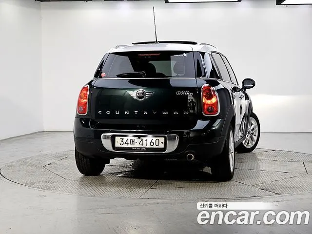 MINI COOPER D COUNTRYMAN 2014 — 114 472 км, тёмно-зелёный, Корея — под ключ — фото 4