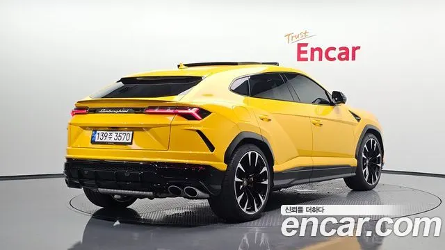 LAMBORGHINI URUS 2022 — 18 896 км, жёлтый, Корея — под ключ — фото 2