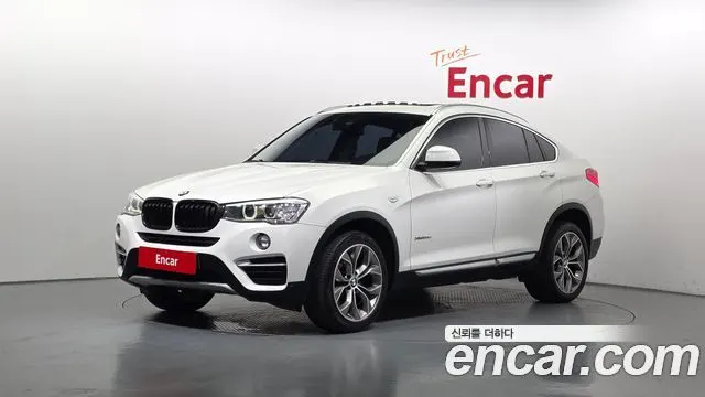 BMW X4 2015 — 152 211 км, белый, Корея — под ключ — фото 1