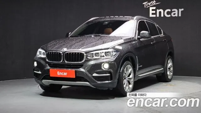 BMW X6 2018 — 75 557 км, серый, Корея — под ключ — фото 1